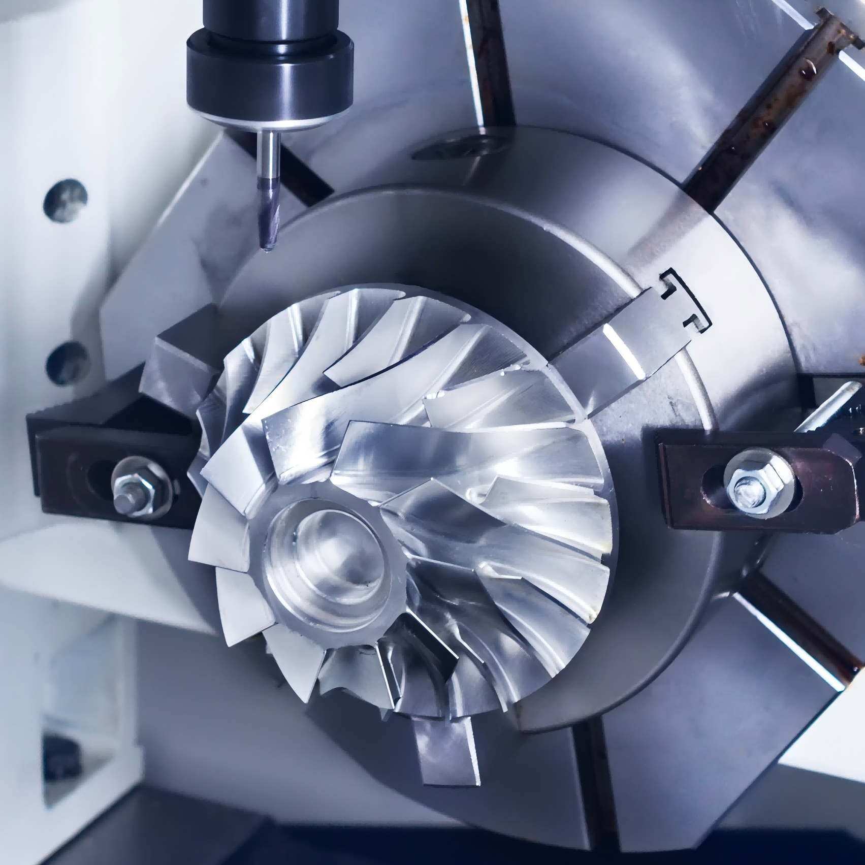 五轴 CNC 整体叶轮